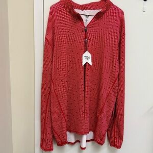 1764 Signature Sweater Mens 2XL Golf Quarter Zip Long Sleeve Stretch Pullover